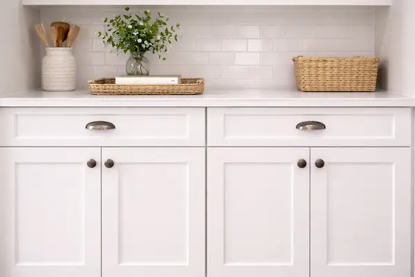 newly painted kitchen cabinets