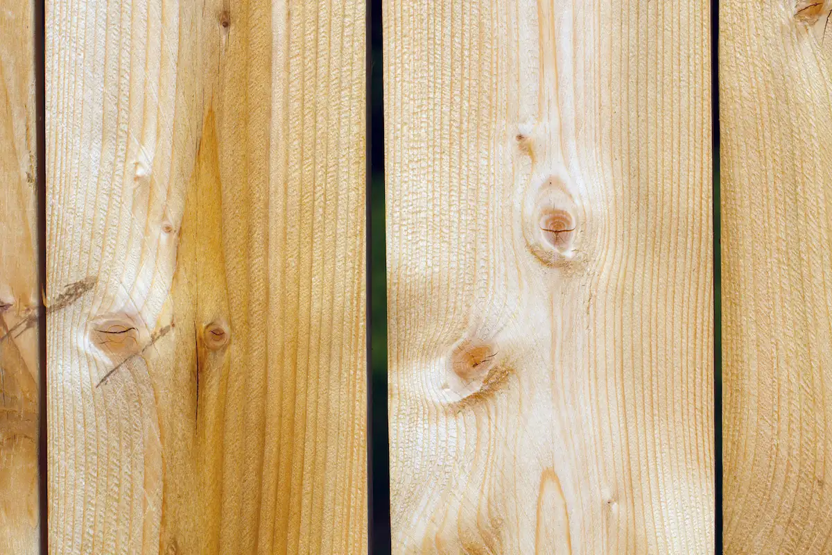 close up of wooden fence